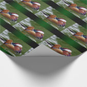 Mandarijns Duck Wrapping Paper Cadeaupapier (Hoek)