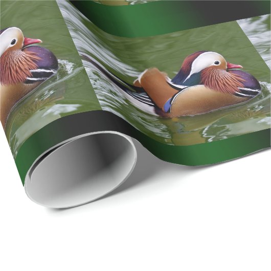 Mandarijns Duck Wrapping Paper Cadeaupapier (Rol Hoek)