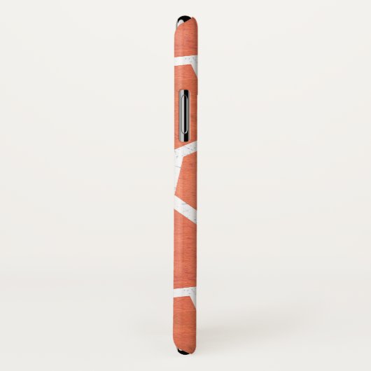 Mandarijns oranje mozaïekpatroon Case-Mate iPhone case (Achterkant / rechts)