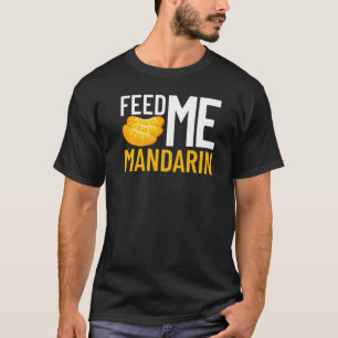 Mandarijns Oranje ruitsap van Plant van vruchten, T-shirt