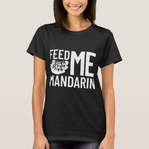 Mandarijns Oranje ruitsap van Plant van vruchten, T-shirt