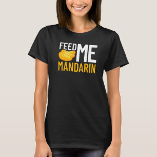 Mandarijns Oranje ruitsap van Plant van vruchten, T-shirt