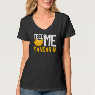 Mandarijns Oranje ruitsap van Plant van vruchten,  T-shirt