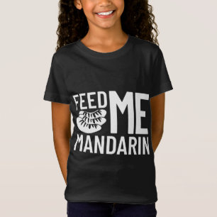 Mandarijns Oranje ruitsap van Plant van vruchten, T-shirt