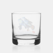 Mandarijns paar whisky glas (Achterkant)