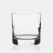 Mandarijns paar whisky glas (Rechts)