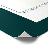 Mandarijns Sinaasappel Poster (Hoek)