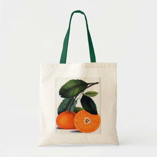 Mandarijns Sinaasappel Tote Bag (Voorkant)