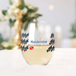 Mandarijns Wijnglas Zonder Voet
