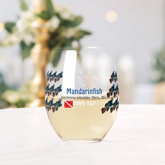 Mandarijns Wijnglas Zonder Voet (Insitu (Huwelijk))