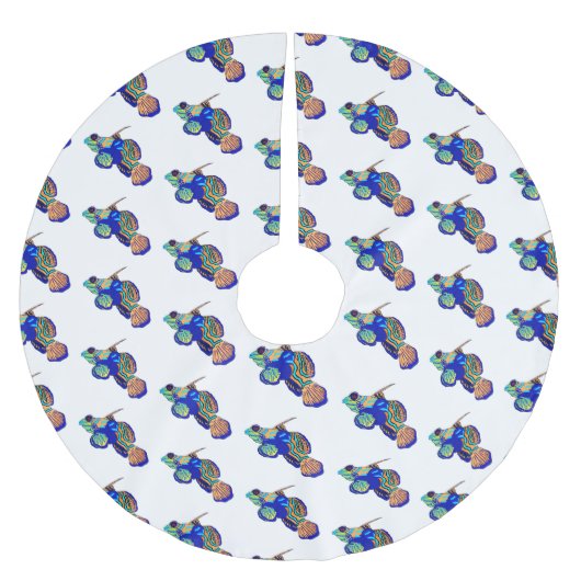 Mandarijnse cartoon illustratie kerstboom rok (Voorkant)