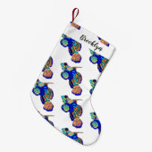 Mandarijnse cartoon illustratie kleine kerstsok (Voorkant (Hangend))