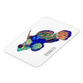 Mandarijnse cartoon illustratie magneet (Linkerzijde)