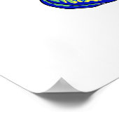 Mandarijnse cartoon illustratie poster (Hoek)