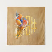Mandarijnse eenden en dubbelgelukssymbool wandkleed (Voorkant (horizontaal))