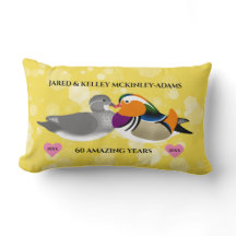 Mandarijnse eenden Lovevogels Elk Jubileum jaar