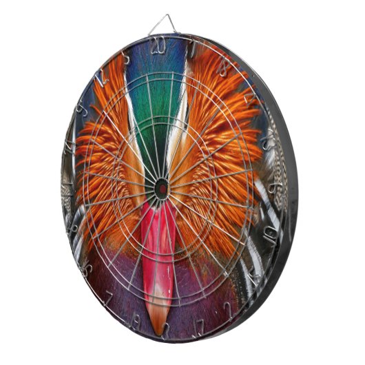 Mandarijnse eendenkop dartbord (Voorkant Rechts)