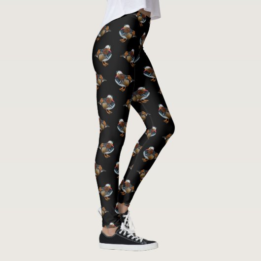 Mandarijnse Leggings (zwart) (Rechts)