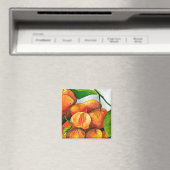Mandarijnse oranje waterverf fruitkunst magneet (Insitu (Vaatwasser))