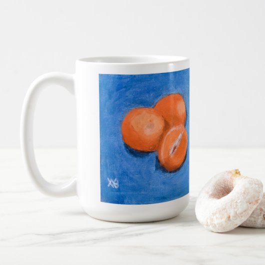 Mandarijnse Sinaasappels Koffiemok (Met donut)