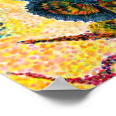 Mandarijnse visWaterverf Poster (Hoek)