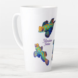 Mandarijnvissen latte mok