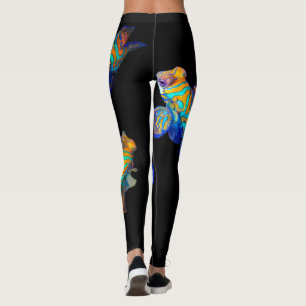 Mandarijnvissen leggings
