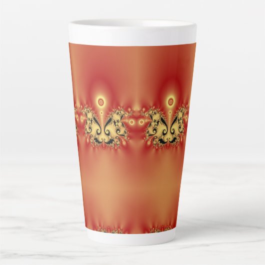 Mandarin Burst Latte Mok (Voorkant)