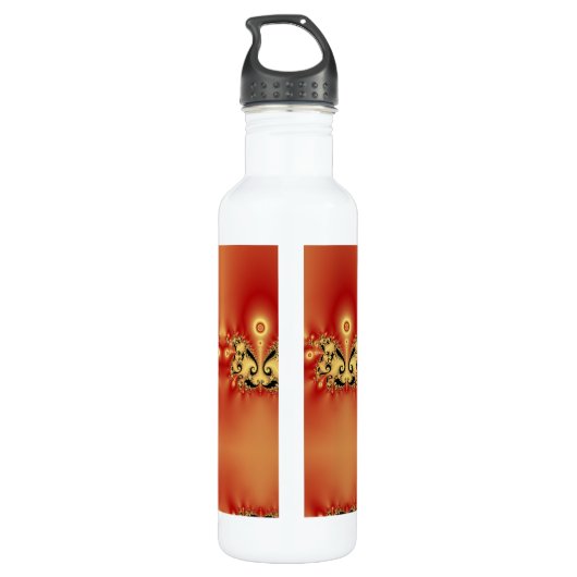 Mandarin Burst Waterfles (Achterkant)