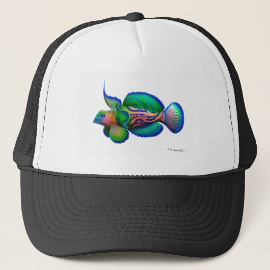 Mandarin Dragonet Fish Trucker Pet (Voorkant)