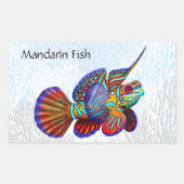 Mandarin Dragonet Goby Fish  Sticker (Voorkant)