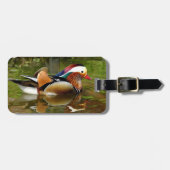 Mandarin Duck Bagagelabel (Voorkant horizontaal)