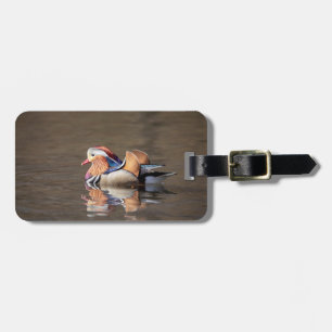 Mandarin Duck Bagagelabel