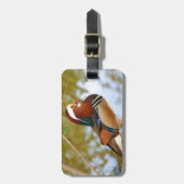 Mandarin Duck Bagagelabel (Voorkant verticaal)
