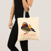Mandarin Duck Birdbag Tote Bag (Voorkant (product))