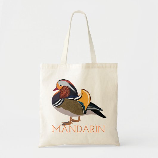 Mandarin Duck Birdbag Tote Bag (Voorkant)