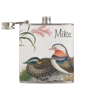 Mandarin Duck Chinese schilderijen Heupfles