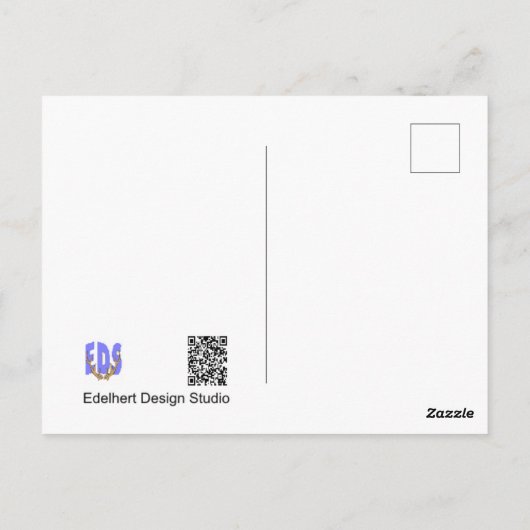 Mandarin Duck DIY Briefkaart (Achterkant)