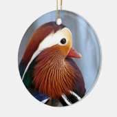 Mandarin Duck Drake Keramisch Ornament (Links)