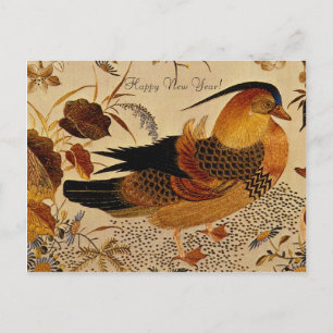 Mandarin Duck Feestdagenkaart