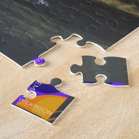 Mandarin Duck fijne kunst natuur puzzel Legpuzzel (Zijkant)