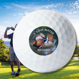 Mandarin Duck Fun houdt van waternaam Golfballen