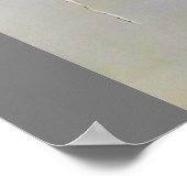 Mandarin Duck in Snow Scene, Watanabe Seitei Poster (Hoek)