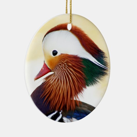 Mandarin Duck Keramisch Ornament (Rechts)