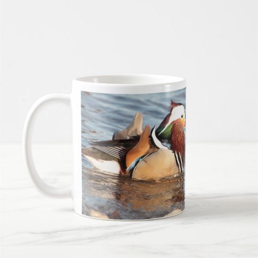 Mandarin Duck Koffiemok (Links)