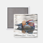 Mandarin Duck Magnet (Voorkant / Achterkant)