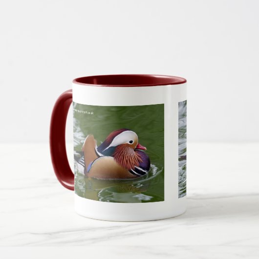 Mandarin Duck Mok (Voorkant links)