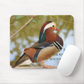 Mandarin Duck Muismat (Met muis)