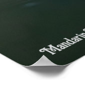 Mandarin Duck Poster (Hoek)