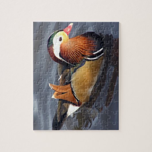 Mandarin Duck Puzzle Legpuzzel (Verticaal)